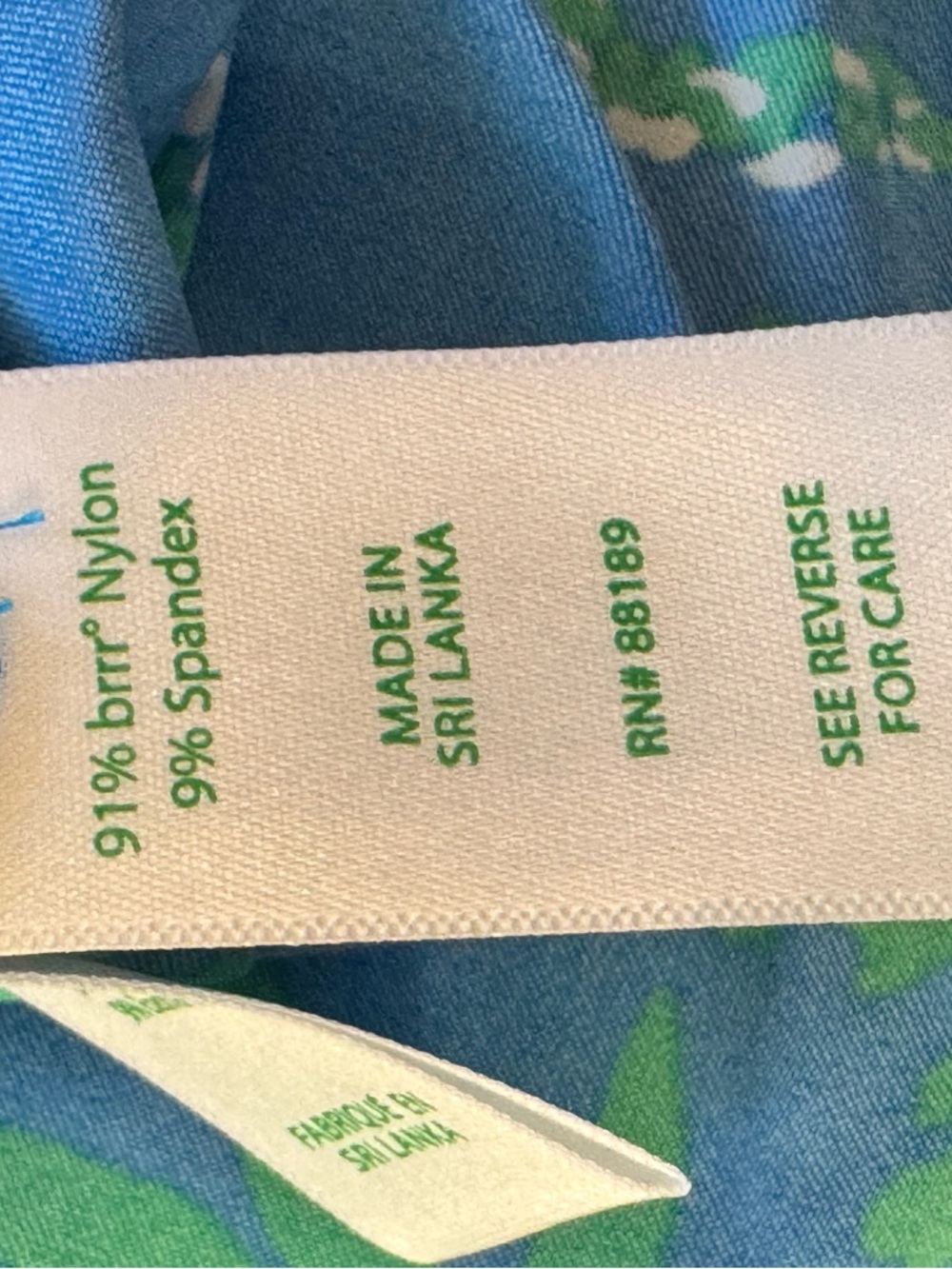 Lilly Pulitzer UPF 50+ Dress in “Briny Blue a Bit Salty” Print Sz L NWOT - Picture 13 of 13